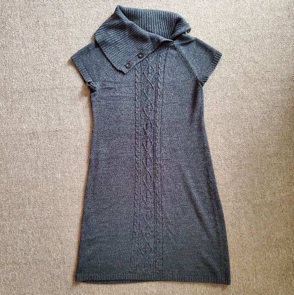 Grey Sweater Dress - Picture 1 of 8
